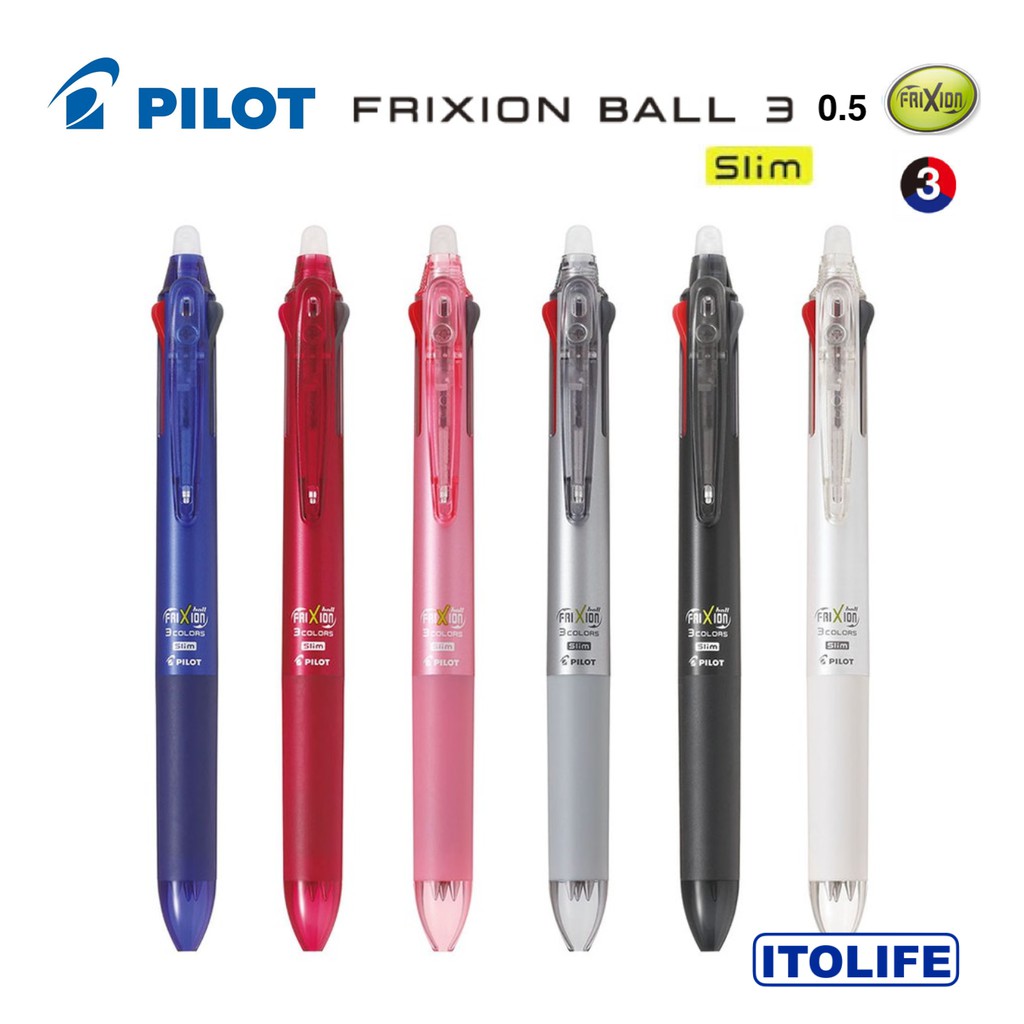 Pilot Frixion Ball 3 Slim 3 Color Multi Pen 0 5mm 1pc Shopee Philippines