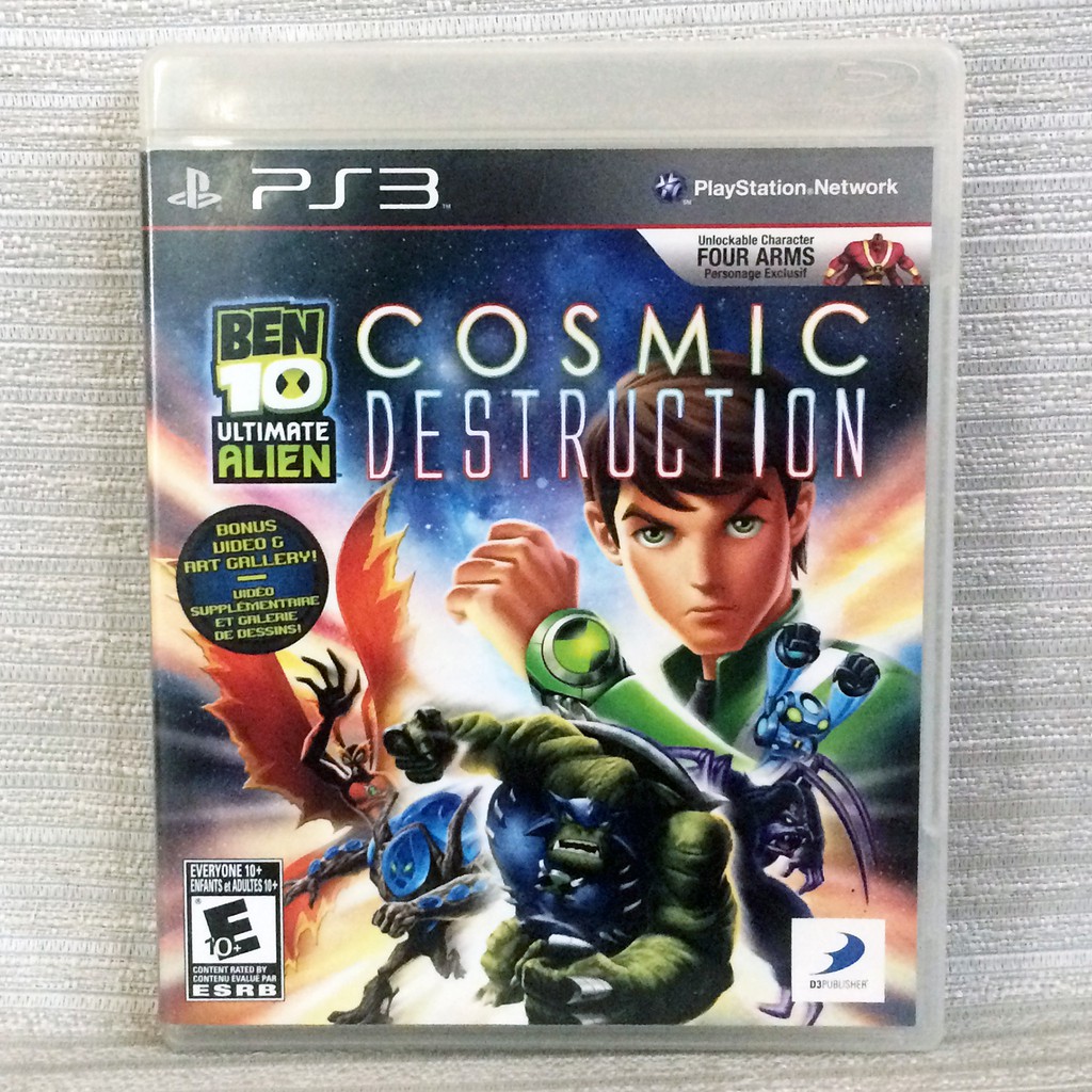 ps3 ben 10 ultimate alien cosmic destruction