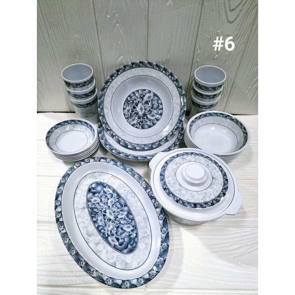 MELAMINE DINNERWARE PLATE SETS Shopee Philippines