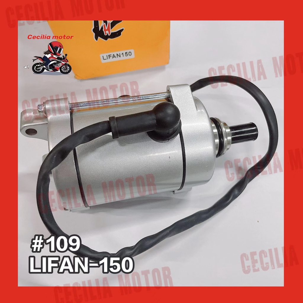 MOTORCYCLE STARTER MOTOR ASSY,WAVE125,MIO,THUNDER125 XRM,SMASH LIFAN150