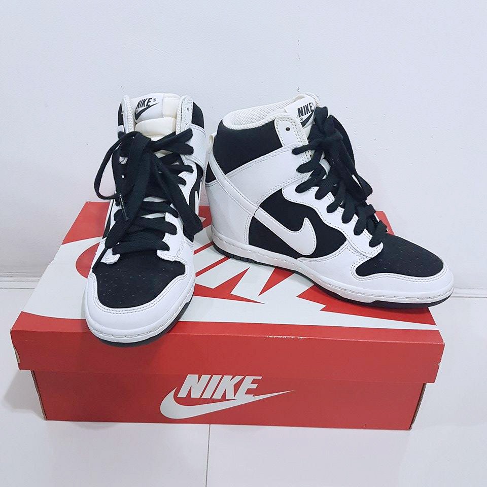 Authentic Dunk Hi Essential Wedge Rubber Shoes | Shopee Philippines