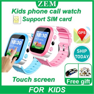 gps kid tracker smart wristwatch sim card
