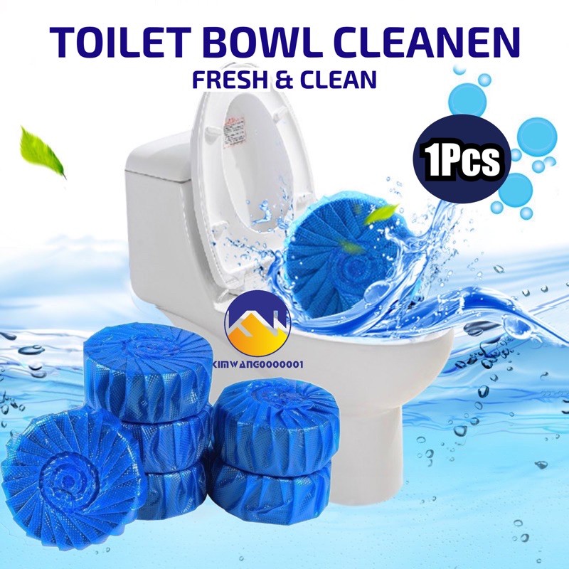 1 Pcs Blue Tablet Toilet Bowl Cleaner Shopee Philippines