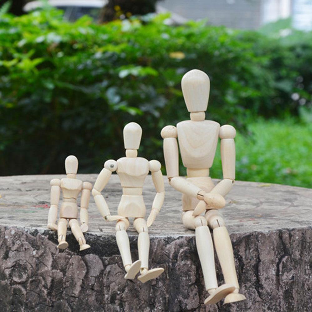 Wooden Human Art Posable Drawing Flexible Joints Human Mannequin ...
