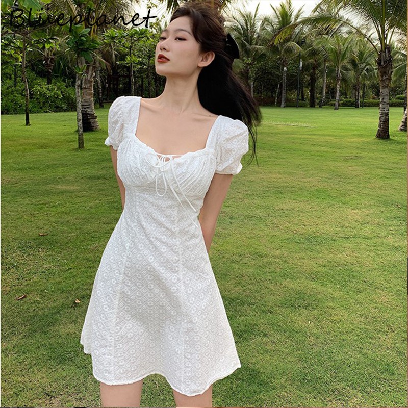 simple white frock for women