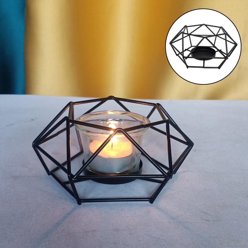 Candle Holder For Home Decor Candle Stand For Tealight Candle Metal Geometric Candlesticks Small Shopee Philippines