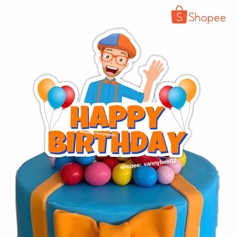 Blippi Cake And Cupcake Toppers Shopee Philippines Porn Sex Picture