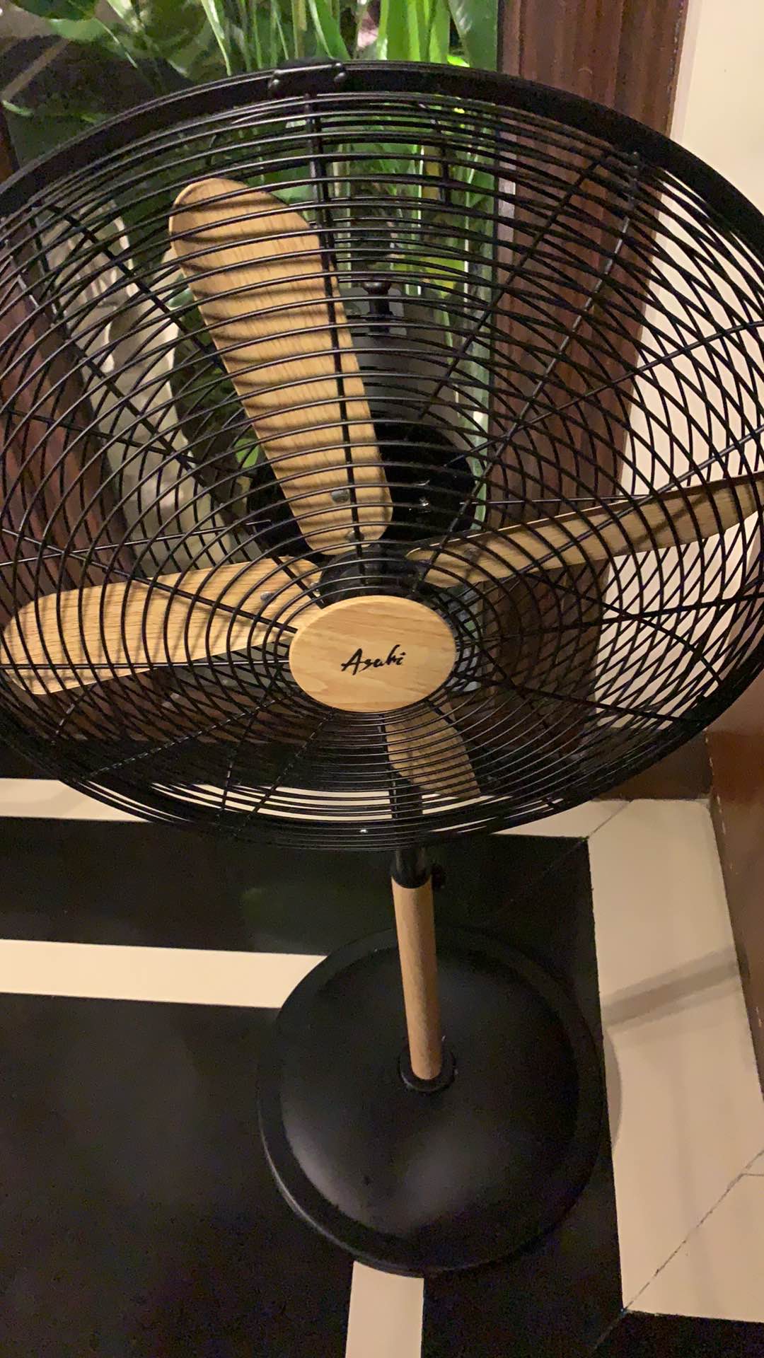 Asahi Aesthetic Wooden Style Electric Fan Shopee Philippines