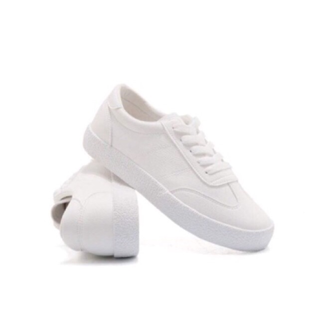 🔥NEW ITEM!! SNEAKERS ALL WHITE | Shopee Philippines