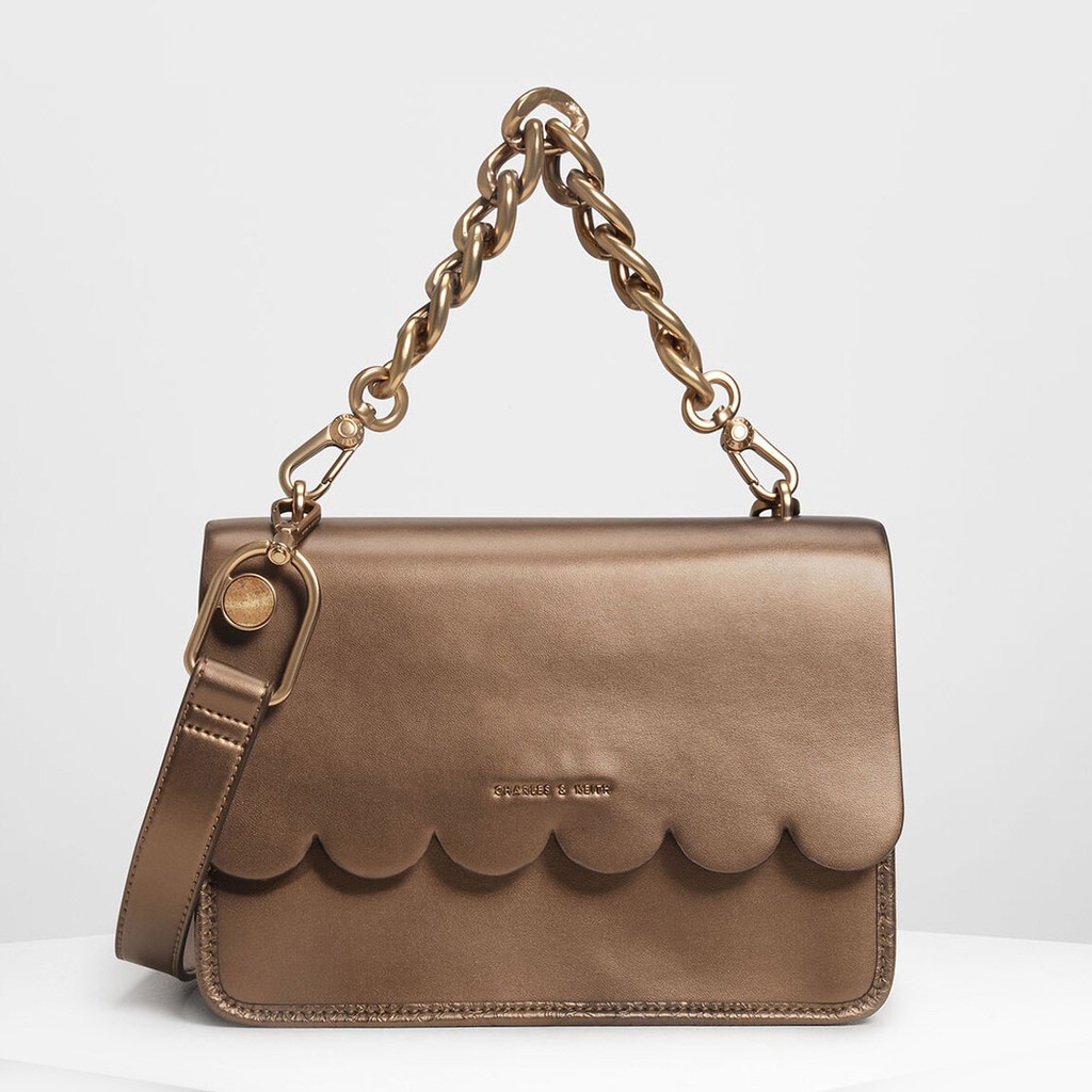 charles and keith front flap bag