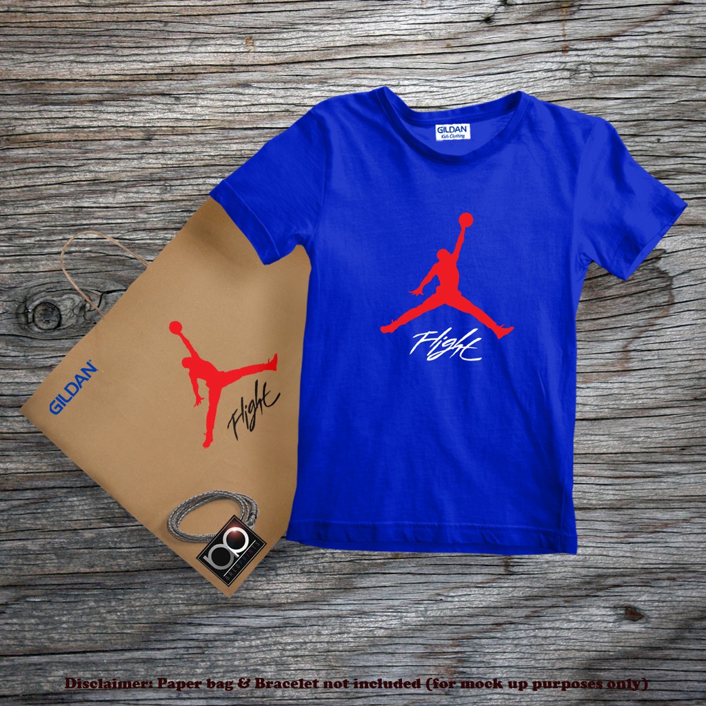 Michael Jordan 23 Air Flight Nba Chicago Bulls Mj Tshirt For Kids 03 Shopee Philippines - michael jordan roblox shirt