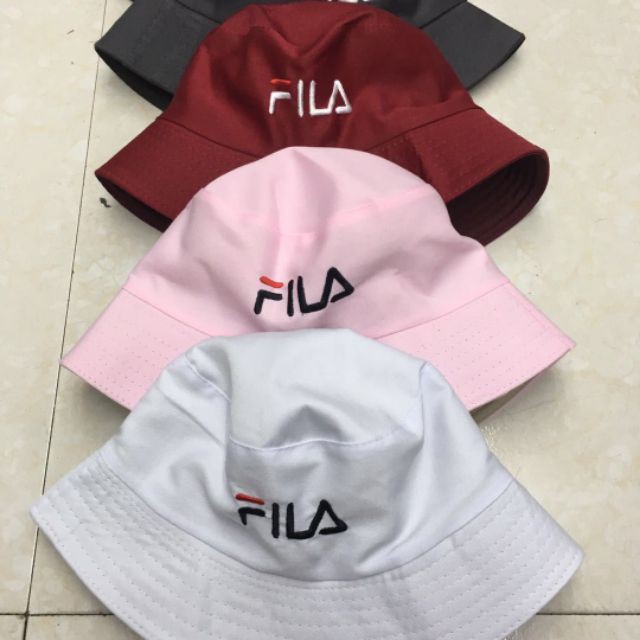 pink fila hat