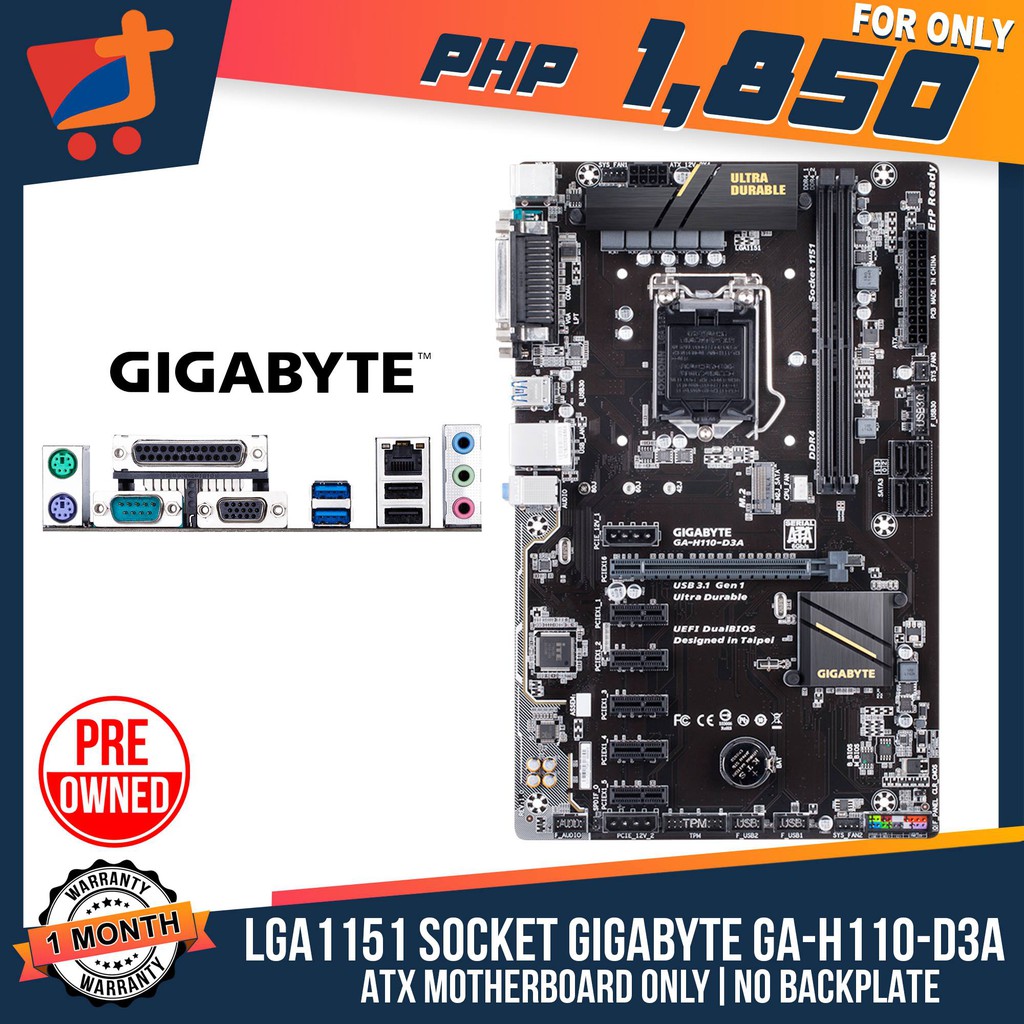 Gigabyte h110 d3a настройка для майнинга