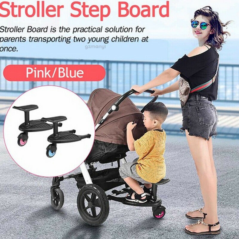 lightweight stroller with buggy board