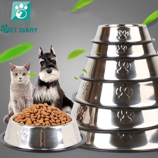 【3-year warranty】 Dog Bowl Pet Bowl Dog Food Bowl Stainless Dog bowl water bowl dog plate for dogs