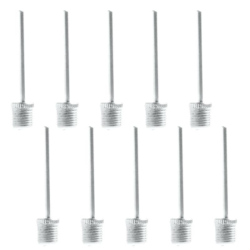 10pcs Sports Inflating Needle Pin Nozzle Football Basketball Ball air Pump 