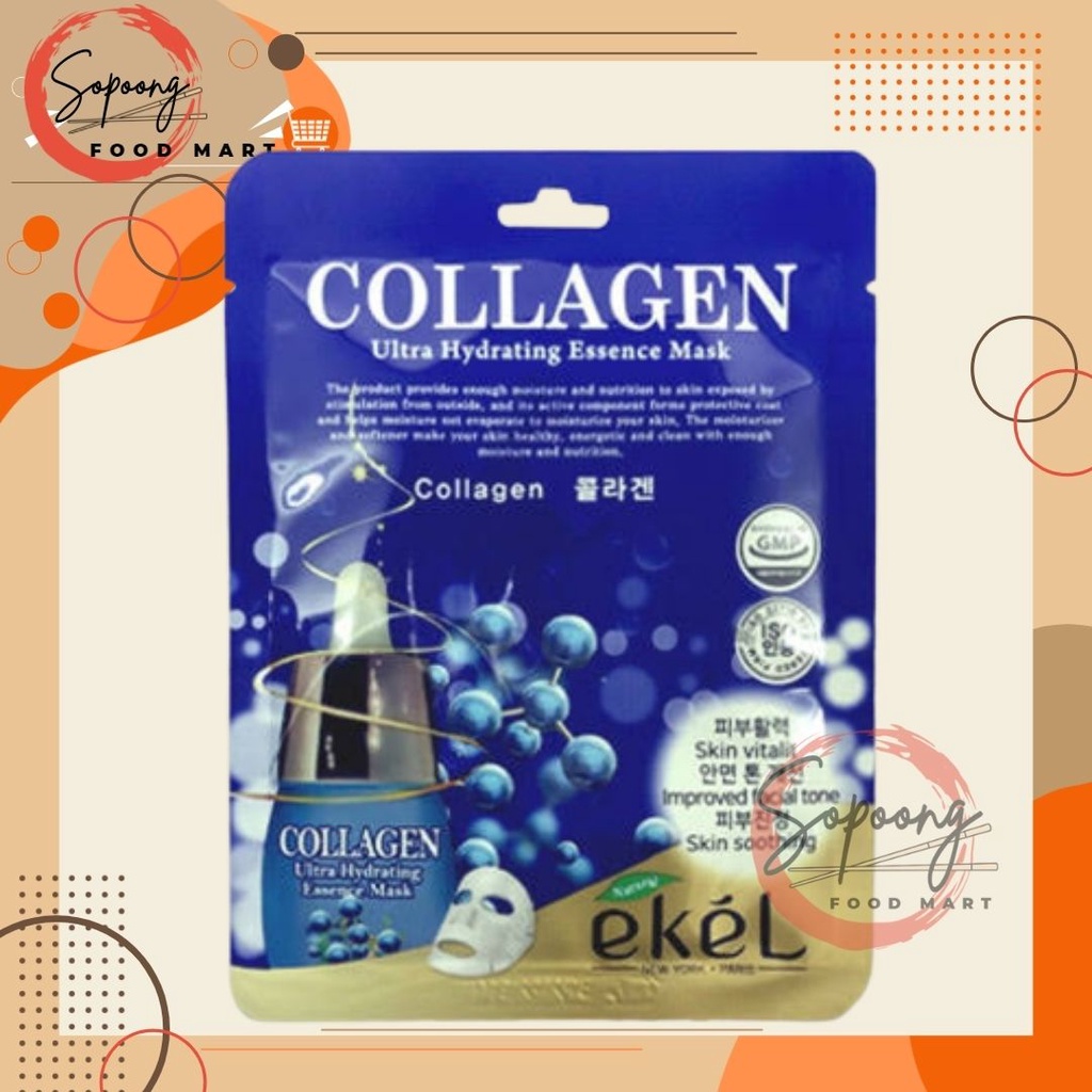 EKEL COLLAGEN Ultra Hydrating Essence Mask 25ml | Shopee Philippines