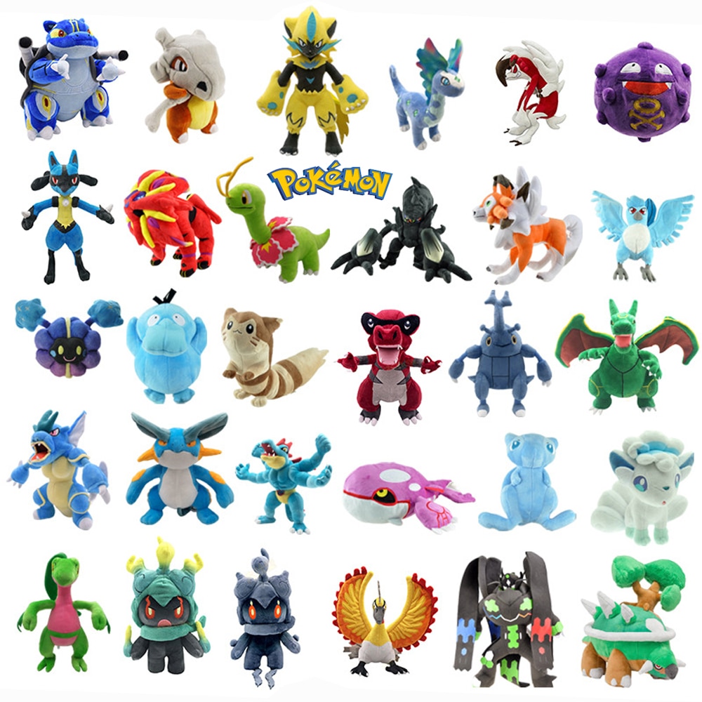 Pokemon Plush Kyogre Heracross Grovyle Zeraora Mew Psyduck Marshadow Koffing Cosmog Lucario Cubone Shopee Philippines