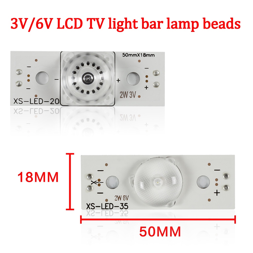 20pcs/set Aluminum substrate 3V/6V LED concaveconvex mirror general