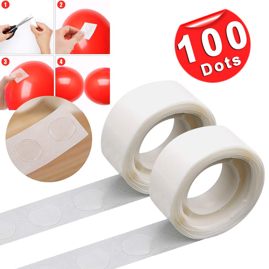 Balloon Tape Balloon Glue 100 Point Birthday Party Balloons Tape happy