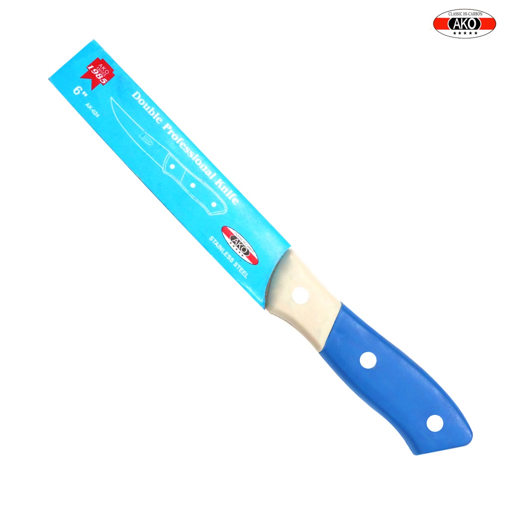 Ako Stainless Steel Knife With Blue Handle Shopee Philippines