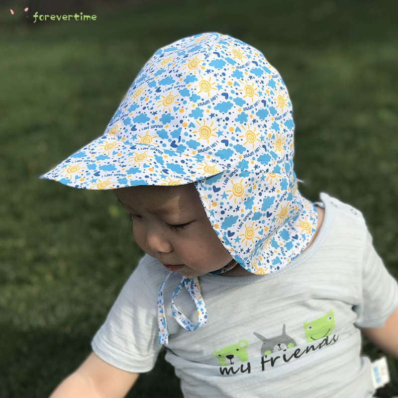 toddler sun hat neck flap