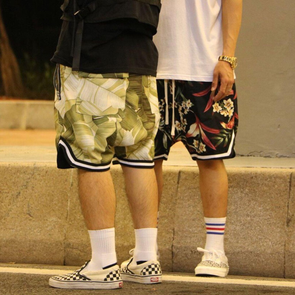 fear of god shorts floral