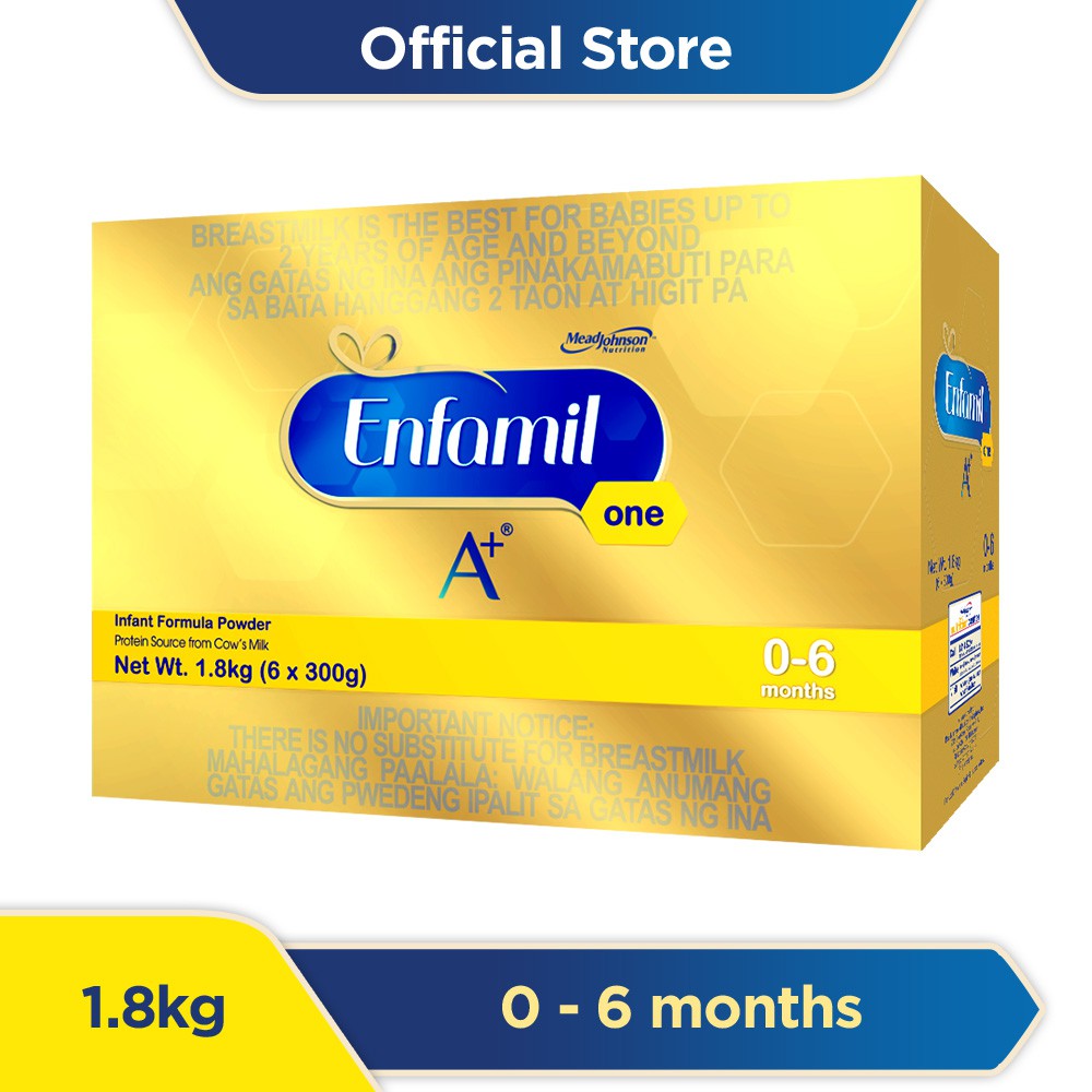 Enfamil A+ One Infant Formula Powder for 0-6 Months 1.8kg ...