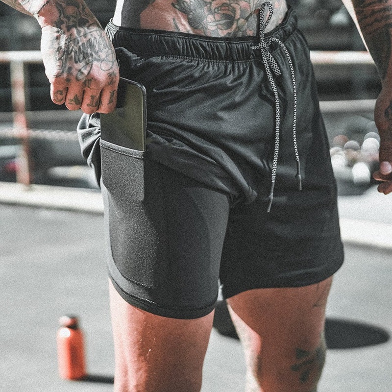 2 in 1 jogging shorts