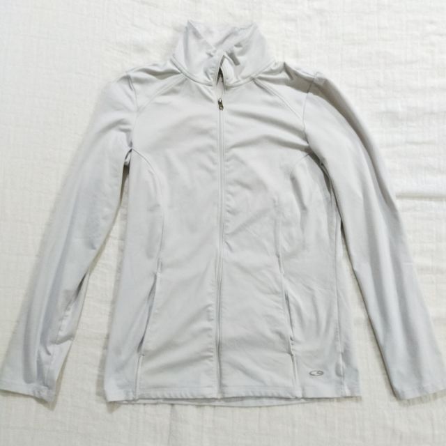 champion grey windbreaker