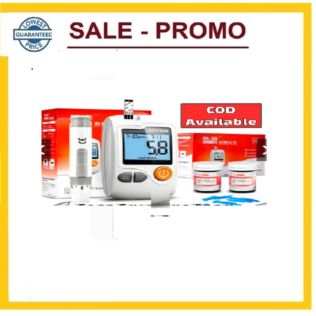 Glucometer Set Sannuo Sinocare Cofoe Ga Blood Glucose Monitor With