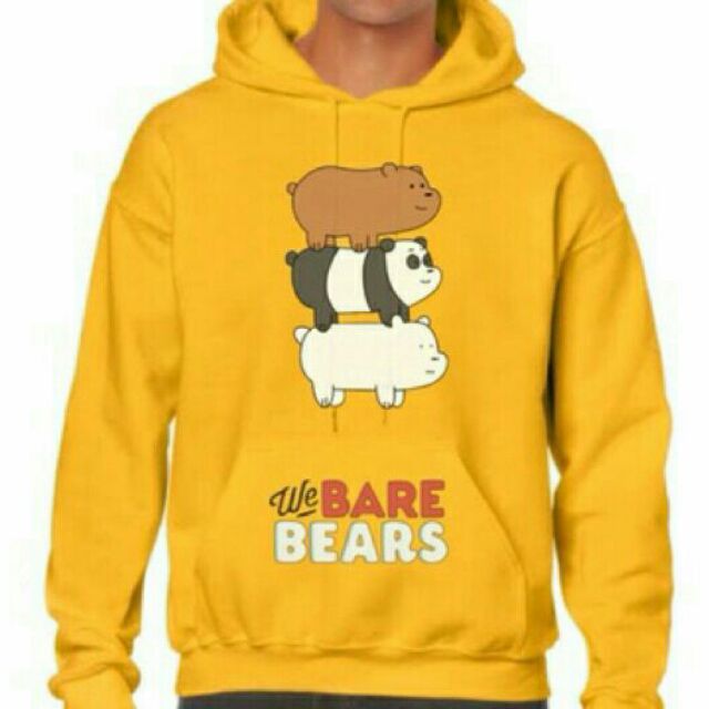 we bare bears hoodie jacket