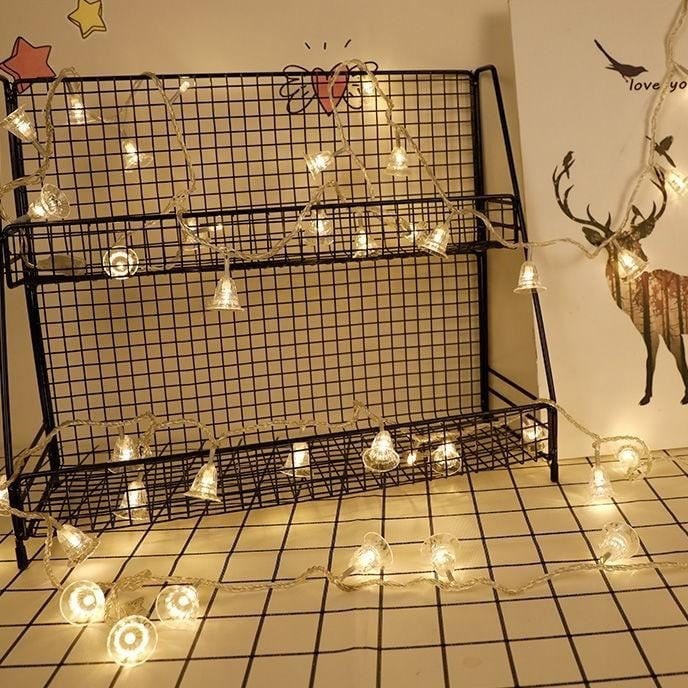 Christmas Bells Solar Christmas Light Decoration Shopee Philippines