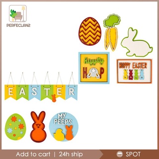 [🆕M2-PER2] 8x Cute Easter Bunny Egg Kit Accessory Rabbit for Home Office Decorations #6