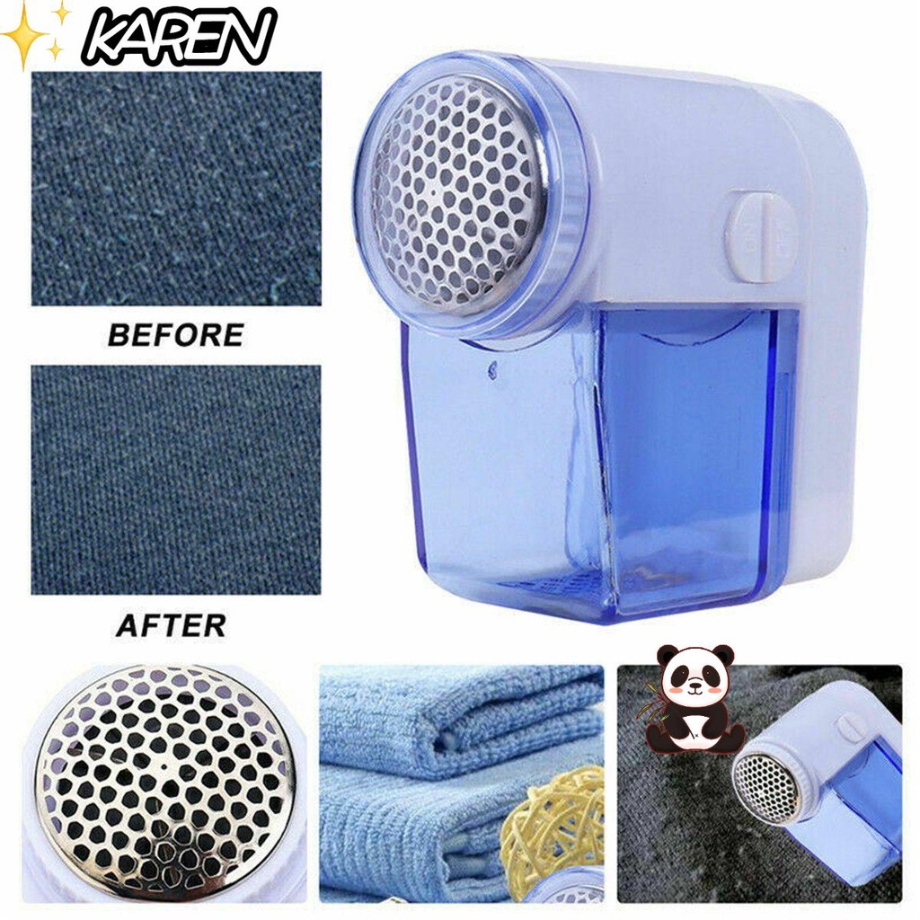 KAREN Practical Fabric Trimmer Carpets Hairball Epilator Lint Remover ...