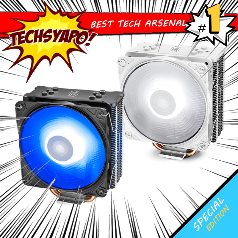 DEEPCOOL GAMMAXX GTE V2 RGB / GTE V2 WHITE CPU Cooler | Shopee Philippines