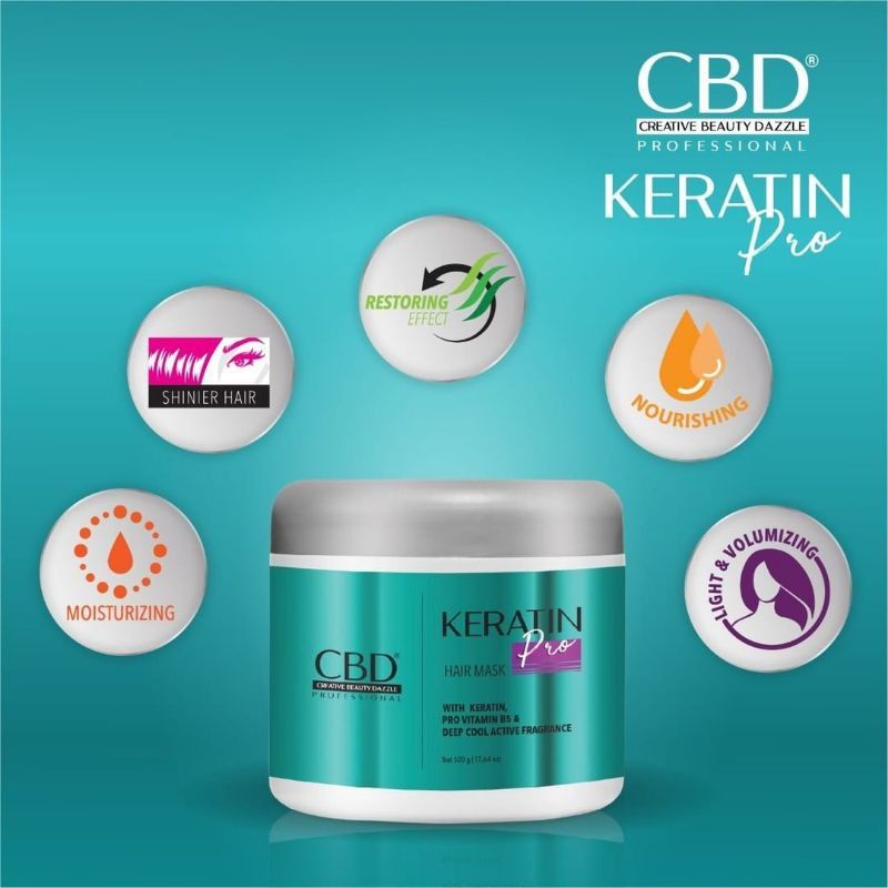 Cbd Keratin Pro Hair Mask (500gr) | Shopee Philippines