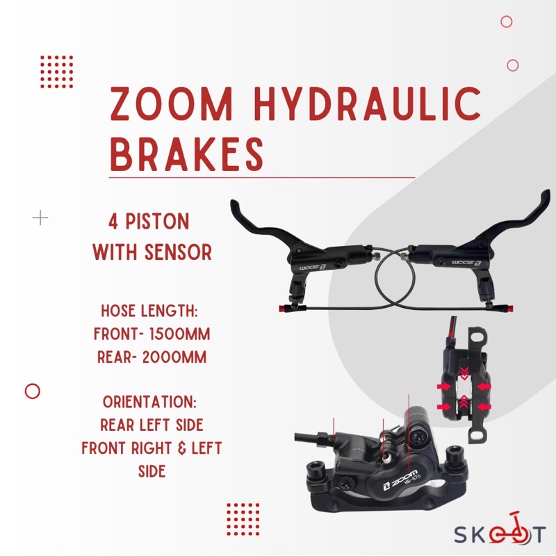 zoom hydraulic brakes oil