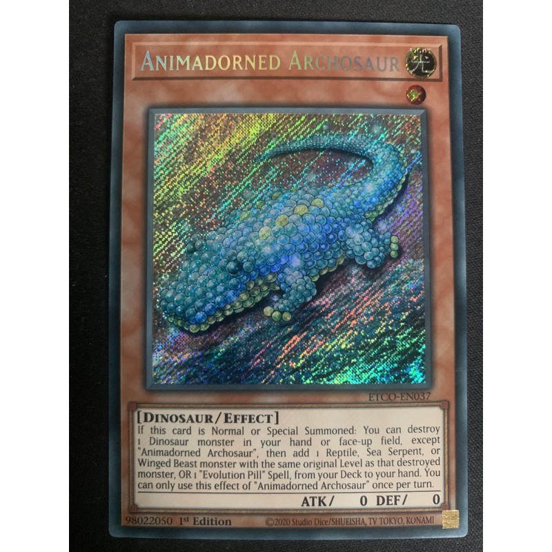 Animadorned Archosaur ETCO-En037 NM 1st Edition Yugioh 