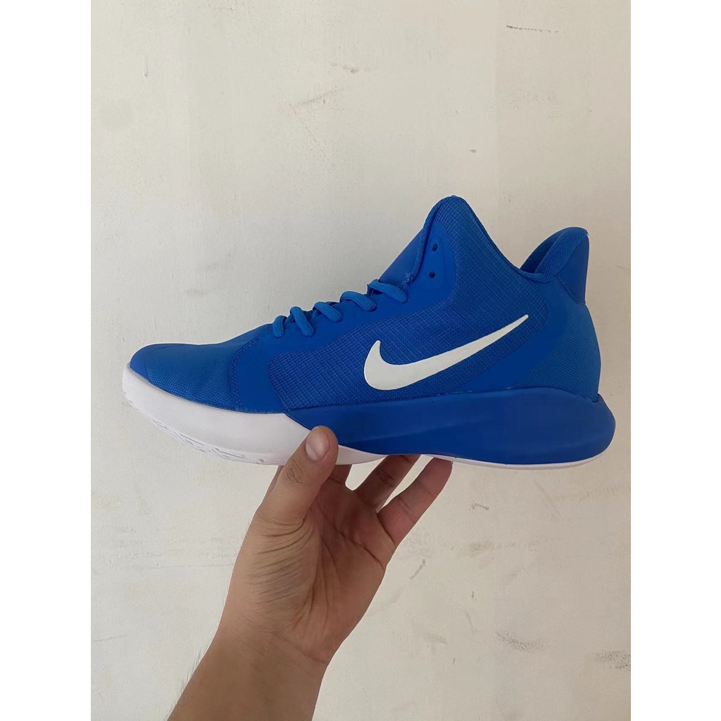 nike precision 3 black and blue