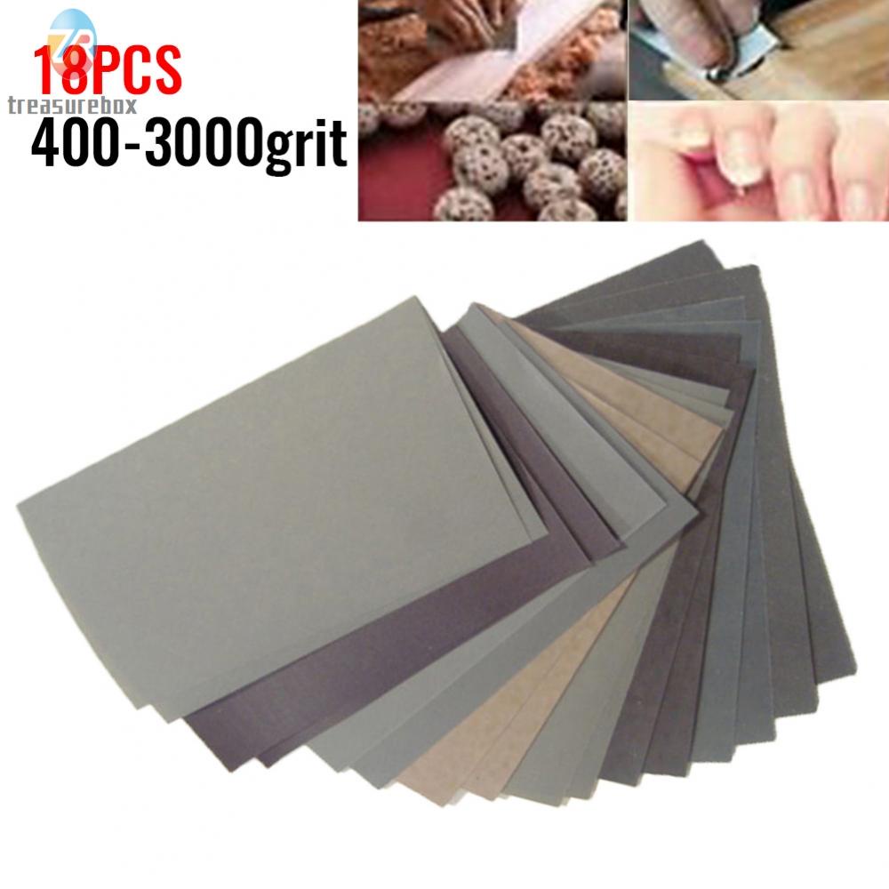 Sandpaper Car Body Glass Grit 1000 Headlight Kens Metal 1500 18pcs/Set