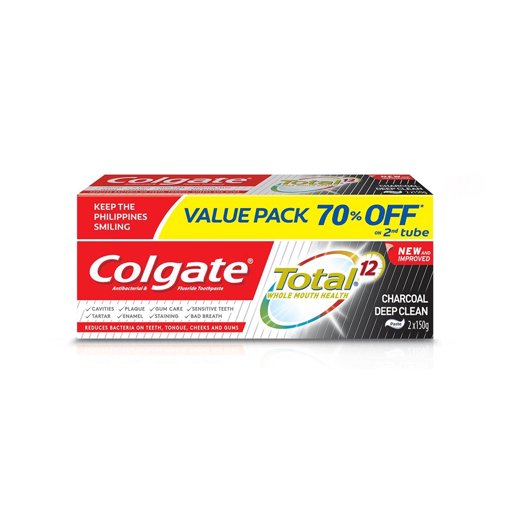Colgate Total Charcoal Deep Clean MultiBenefit Antibacterial