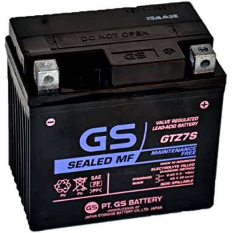 Original GS GTZ7S( GTZ6V size)(YUASA YTZ6V)Fits NMAX-V2.Click125i,150i ...