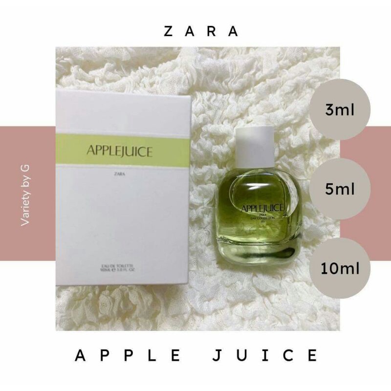 Zara Apple Juice Decant (3ml, 5ml, 10ml) Shopee Philippines
