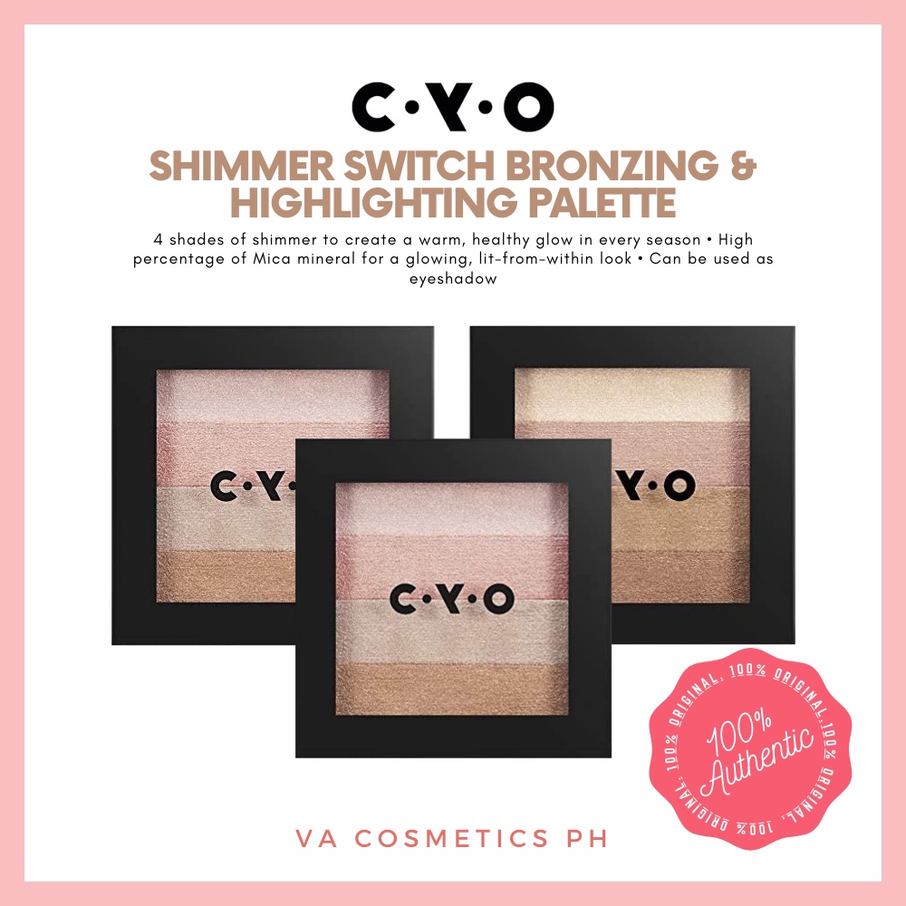 CYO Shimmer Switch Bronzing & Highlighting Palette Shopee Philippines