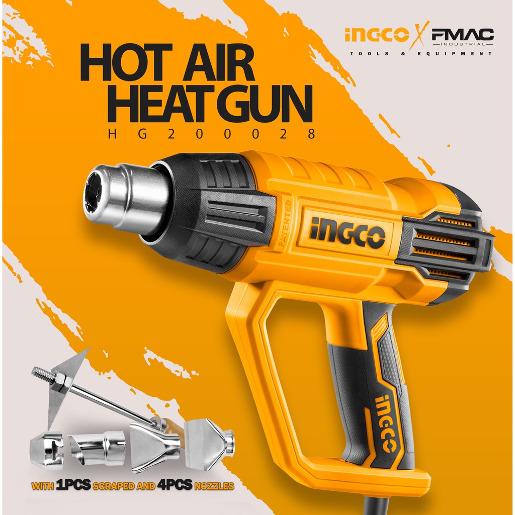 INGCO Heat Gun HG200028 2000W Shopee Philippines