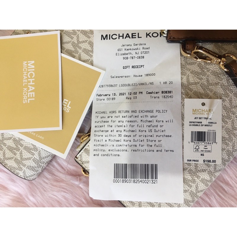 MICHAEL KORS DOUBLE ZIP WRISTLET - ORIGINAL from USA | Shopee Philippines