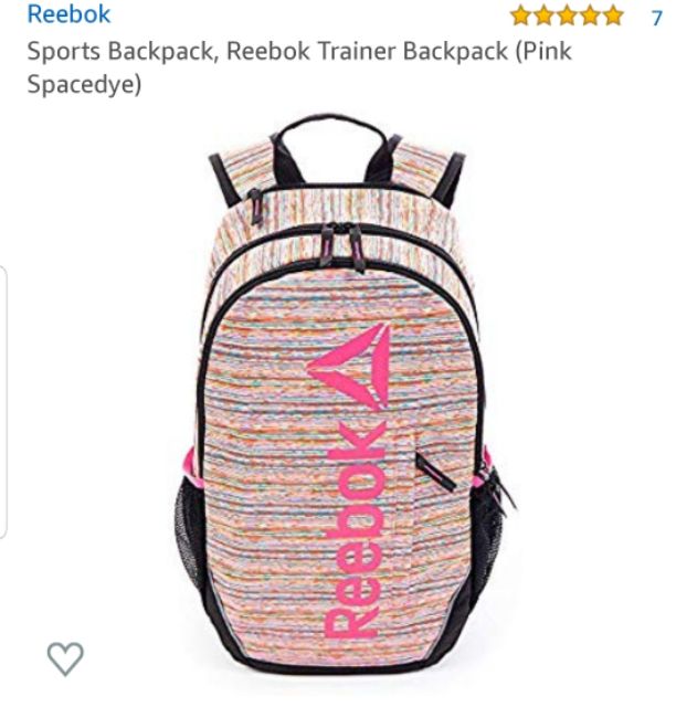 reebok trainer backpack