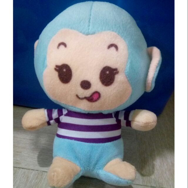 blue monkey stuffed animal