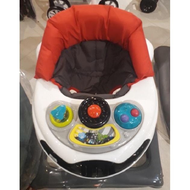 baby walker with parent handle